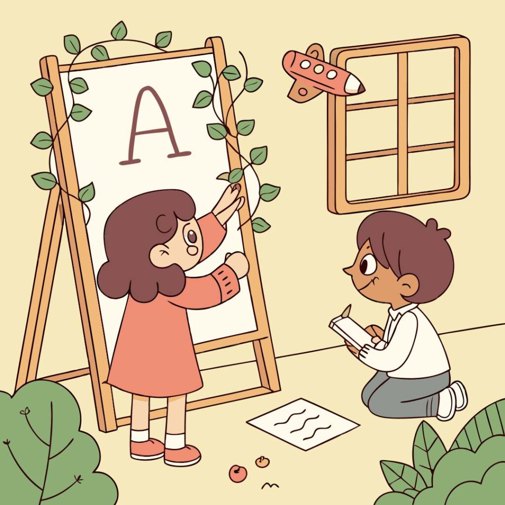 Free letter activity sheet for kids