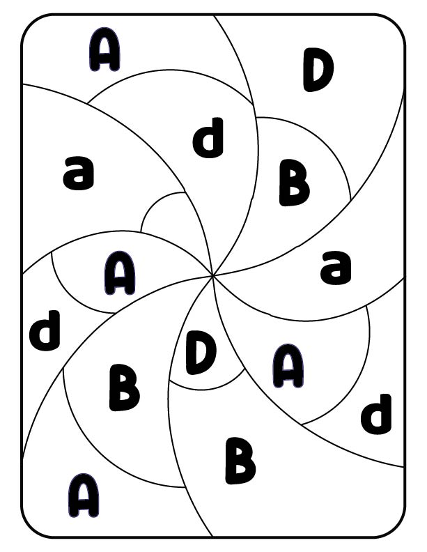 Free letter A activity sheet for kids