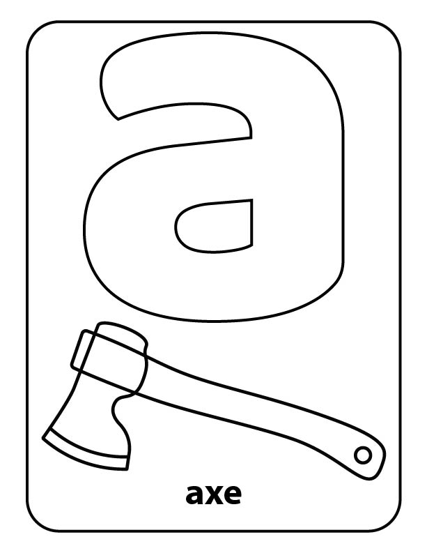 Printable letter A worksheet