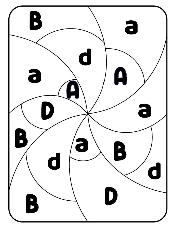Free letter A activity sheet for kids