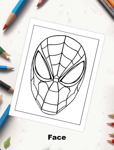 Free Spider-Man coloring page for kids
