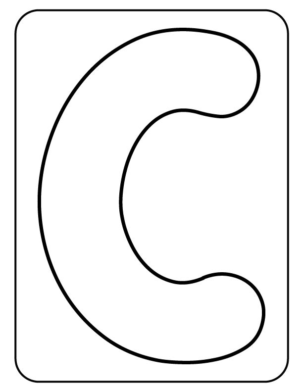 Free letter C activity sheet for kids