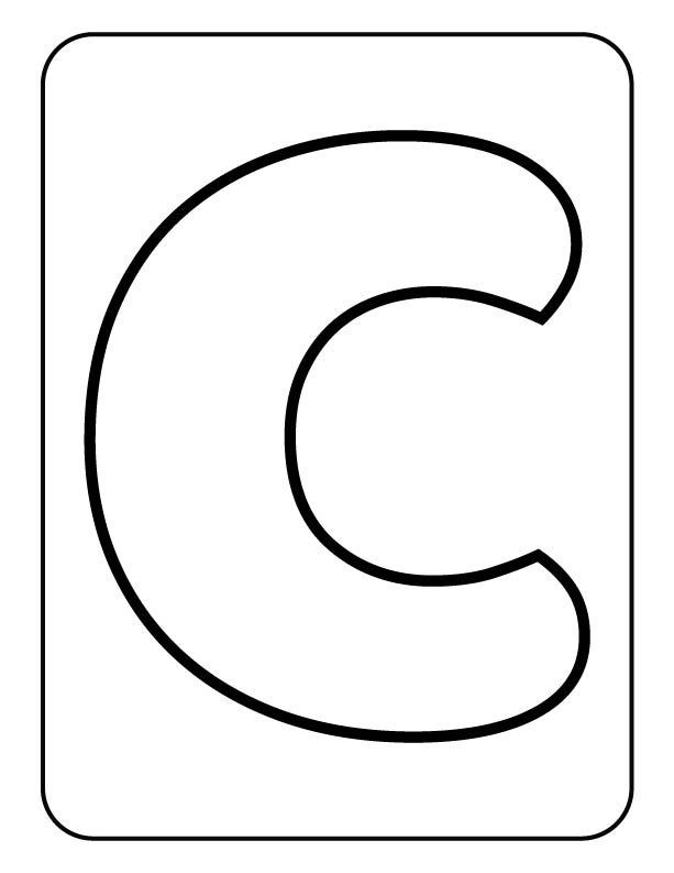 Free letter c activity sheet for kids