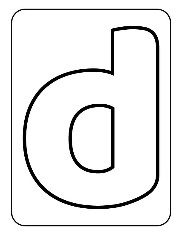 Free letter d activity sheet for kids