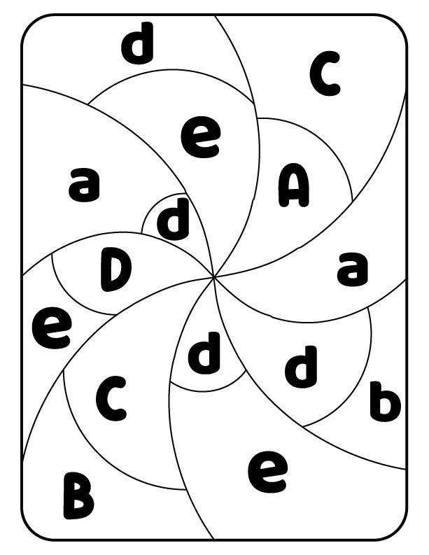 Free letter e activity sheet for kids