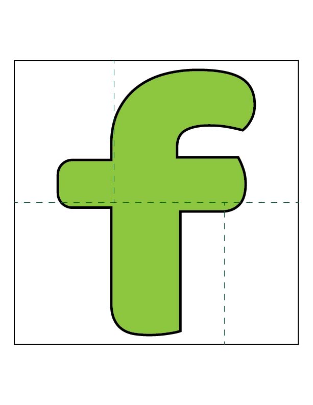 Free letter f activity sheet for kids
